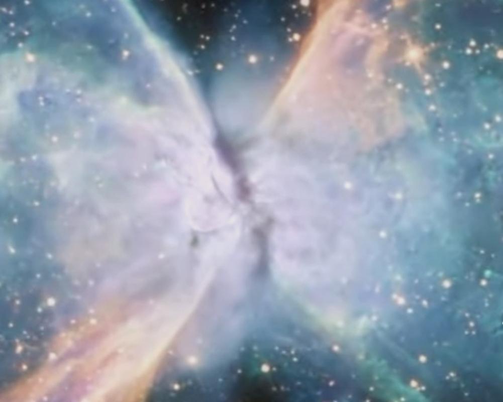 Zooming Into Butterfly Nebula. 