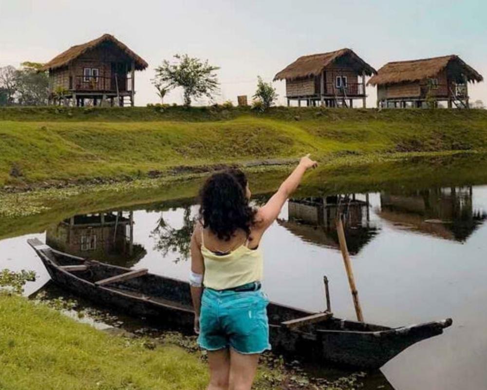 7. Largest River Island  - Assam.👌