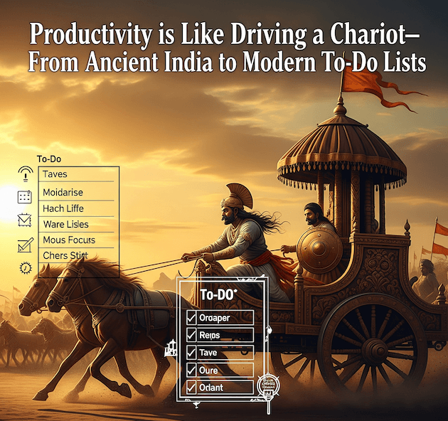 Productivity is Like Driving a Chariot