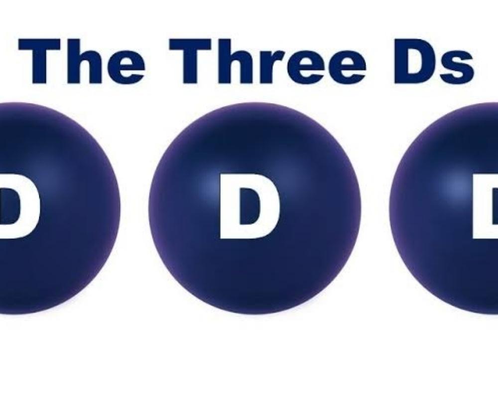 Three D's Of Success 